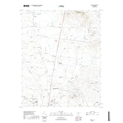2019 Map of Deason, 2019 Print