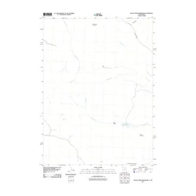 2011 Map of Death Creek Reservoir, 2011 Print