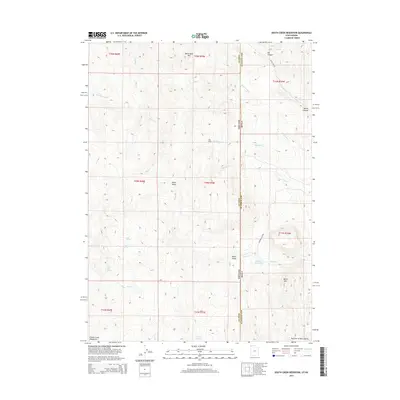2014 Map of Death Creek Reservoir, 2014 Print