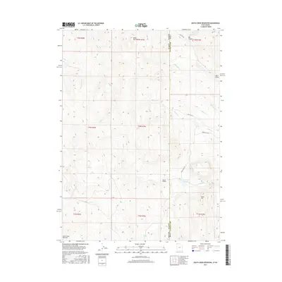 2017 Map of Death Creek Reservoir, 2017 Print