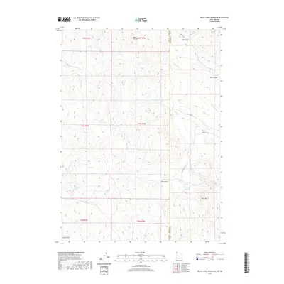 2020 Map of Death Creek Reservoir, 2020 Print