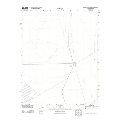 2012 Map of Death Valley Junction, 2012 Print