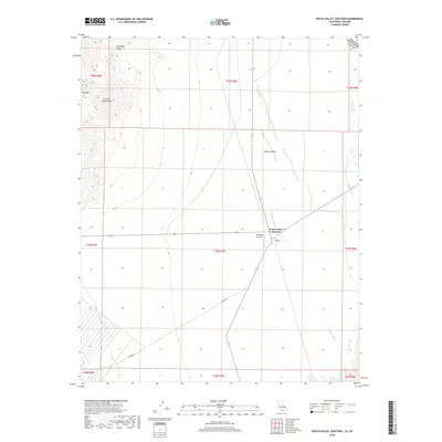2018 Map of Death Valley Junction, 2018 Print