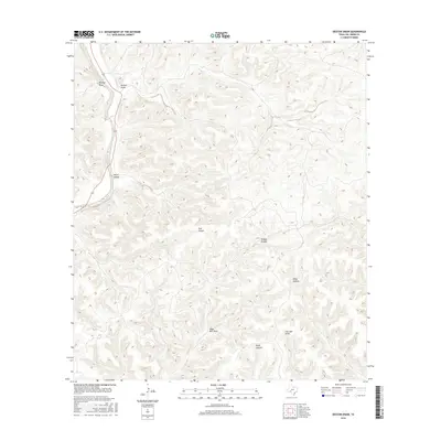 2016 Map of Deaton Draw, 2016 Print