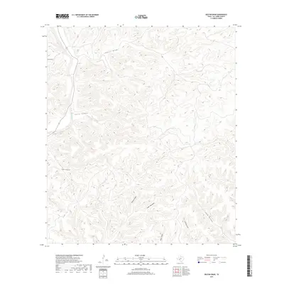 2019 Map of Deaton Draw, 2019 Print