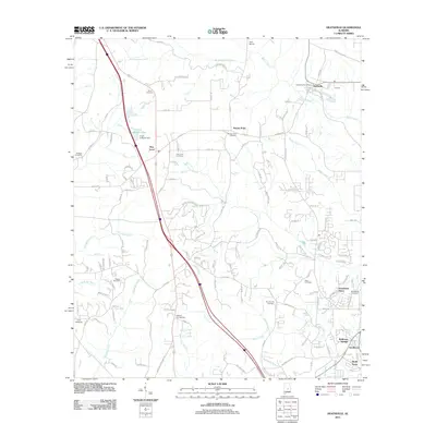 2011 Map of Deatsville, 2011 Print