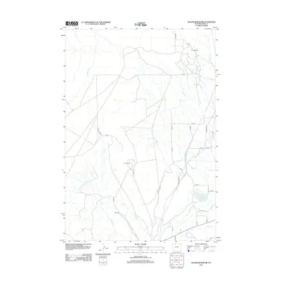 2012 Map of Deaver Reservoir, 2012 Print