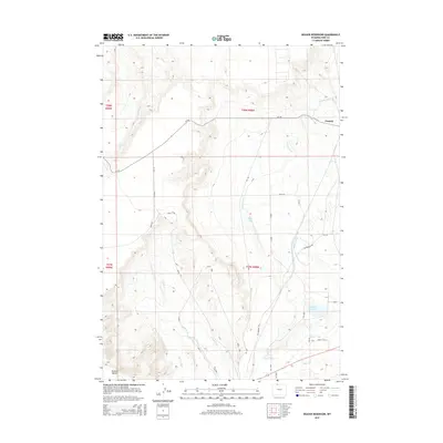 2015 Map of Deaver Reservoir, 2015 Print