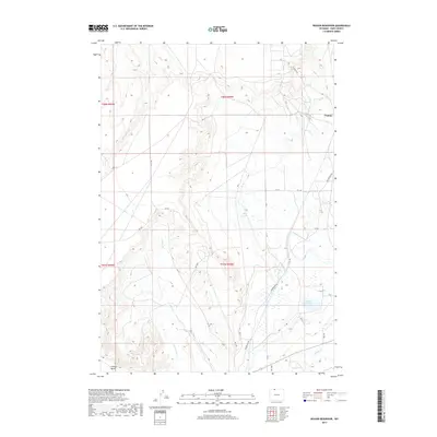 2017 Map of Deaver Reservoir, 2017 Print