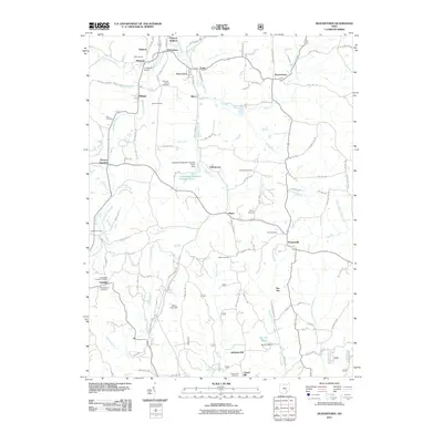 2011 Map of Deavertown, 2011 Print