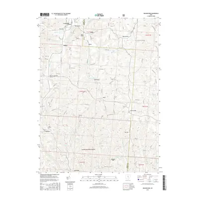 2016 Map of Deavertown, 2016 Print