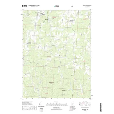 2019 Map of Deavertown, 2019 Print