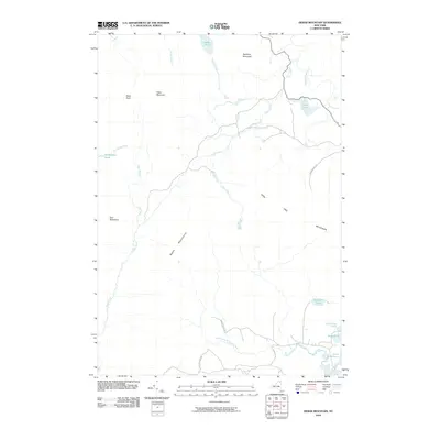 2010 Map of Debar Mountain, 2010 Print