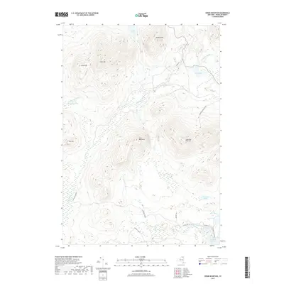 2019 Map of Debar Mountain, 2019 Print
