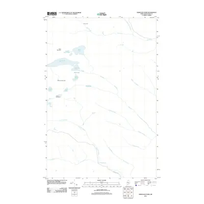 2011 Map of Deboullie Pond, 2011 Print