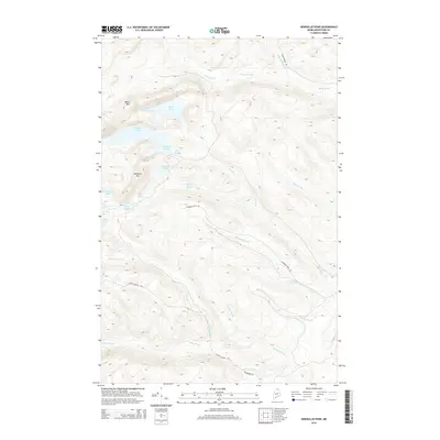 2014 Map of Deboullie Pond, 2014 Print