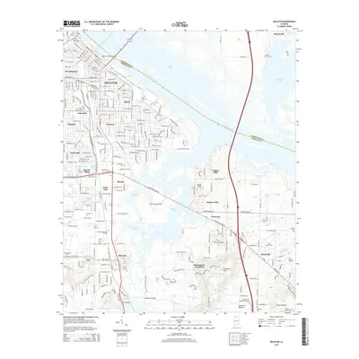 2014 Map of Decatur, 2014 Print