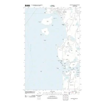 2011 Map of Deception Pass, 2011 Print