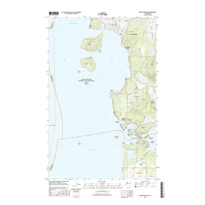 2017 Map of Deception Pass, 2017 Print