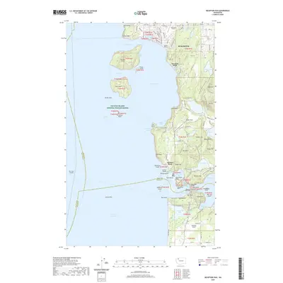 2020 Map of Deception Pass, 2020 Print