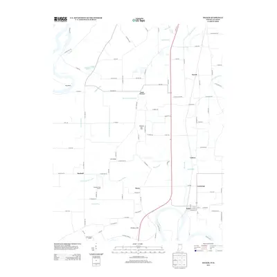 2013 Map of Decker, 2013 Print