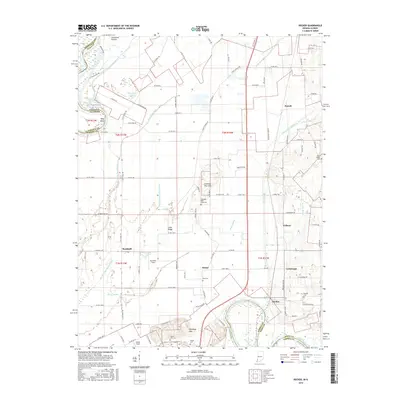 2016 Map of Decker, 2016 Print