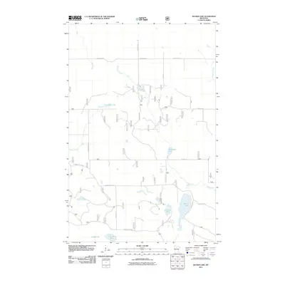 2011 Map of Decker Lake, 2011 Print