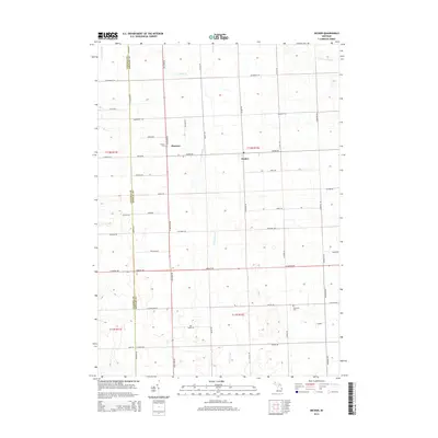 2014 Map of Decker, 2014 Print