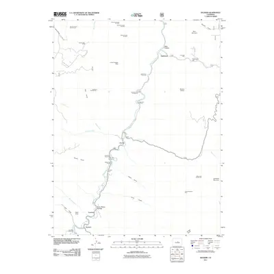 2011 Map of Deckers, 2011 Print