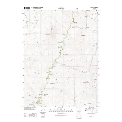 2013 Map of Deckers, 2013 Print