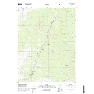 2019 Map of Deckers, 2019 Print