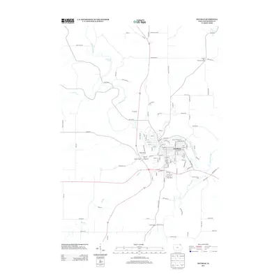 2013 Map of Decorah, 2013 Print
