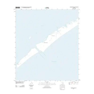 2013 Map of Decros Point, 2013 Print