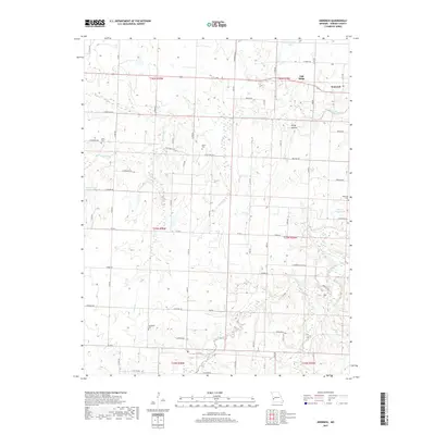 2017 Map of Dederick, 2017 Print