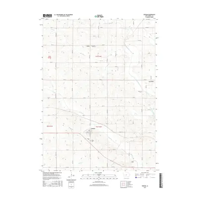 2015 Map of Dedham, 2015 Print