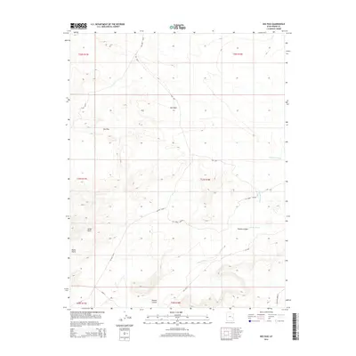 2014 Map of Dee Pass, 2014 Print