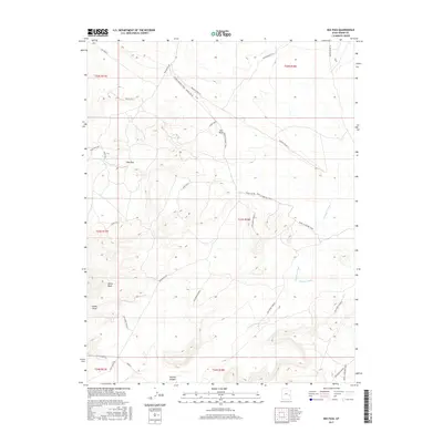 2017 Map of Dee Pass, 2017 Print