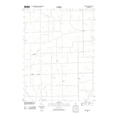 2010 Map of Deedsville, 2010 Print