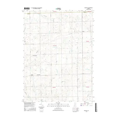 2016 Map of Deedsville, 2016 Print