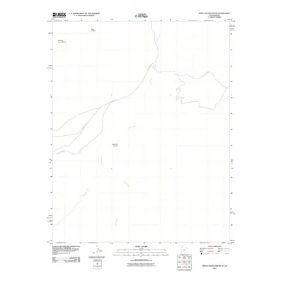 2011 Map of Deep Canyon South, 2011 Print