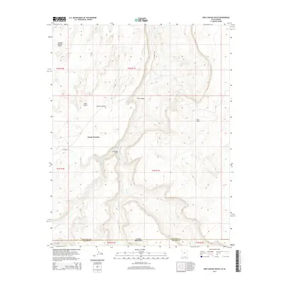 2014 Map of Deep Canyon South, 2014 Print