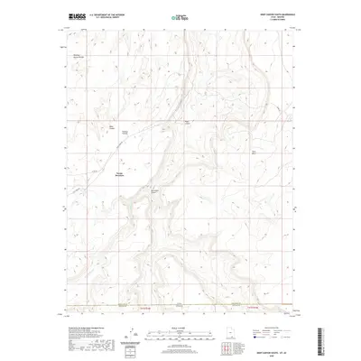 2020 Map of Deep Canyon South, 2020 Print