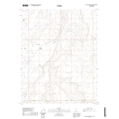 2023 Map of Deep Canyon South, 2023 Print