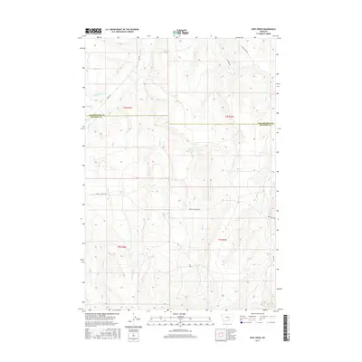 2017 Map of Deep Creek, 2017 Print