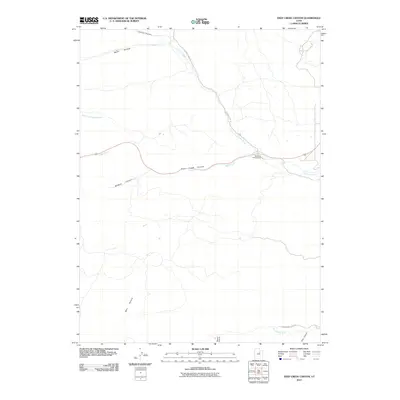 2011 Map of Deep Creek Canyon, 2011 Print