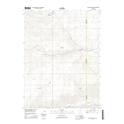 2014 Map of Deep Creek Canyon, 2014 Print