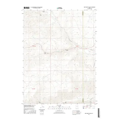 2017 Map of Deep Creek Canyon, 2017 Print