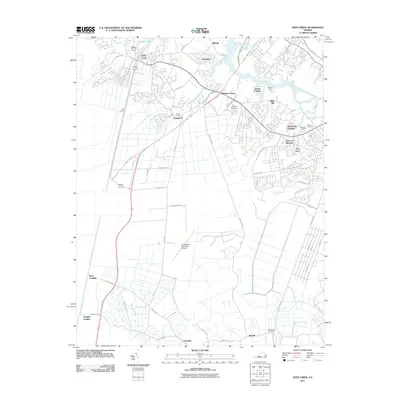 2011 Map of Deep Creek, 2011 Print