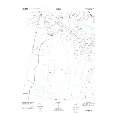 2013 Map of Deep Creek, 2013 Print