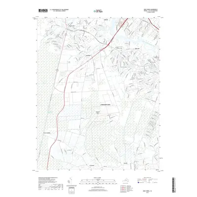 2019 Map of Deep Creek, 2019 Print